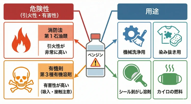 ベンジンの特徴