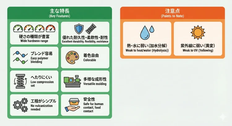 TPUのメリット・デメリット