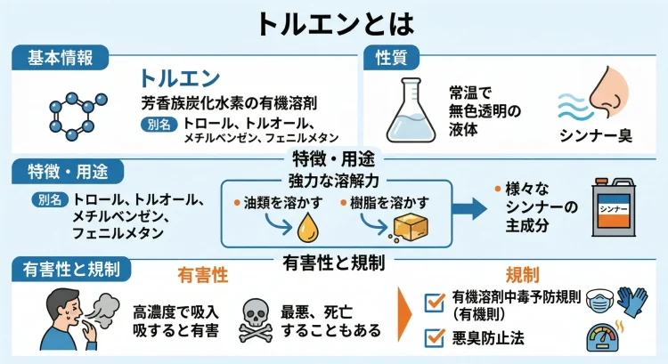 トルエンとは　解説図