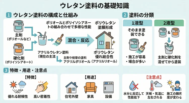 ウレタン塗料とは何かを解説します