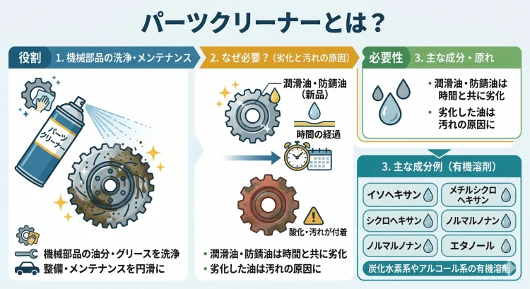 パーツクリーナーについて