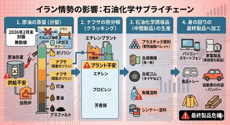 イラン情勢の影響